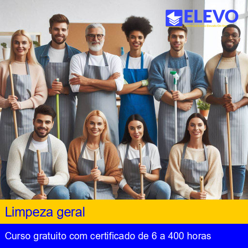 Curso Grátis de Limpeza Geral com Certificado | Elevo Cursos